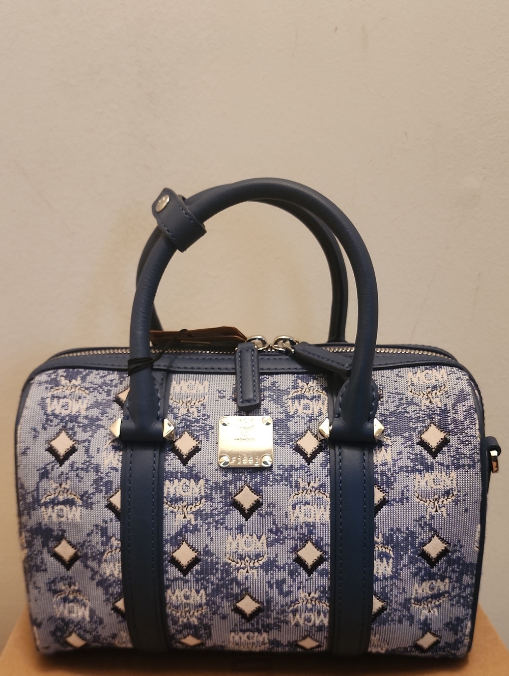 Mcm monogram denim visetos nwt - Picture 1 of 1